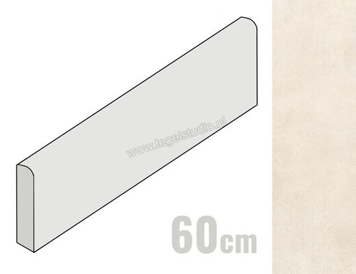  Ragno Solida Bianco 7x60 cm Plint Mat Vlak Naturale RDGP | 448385