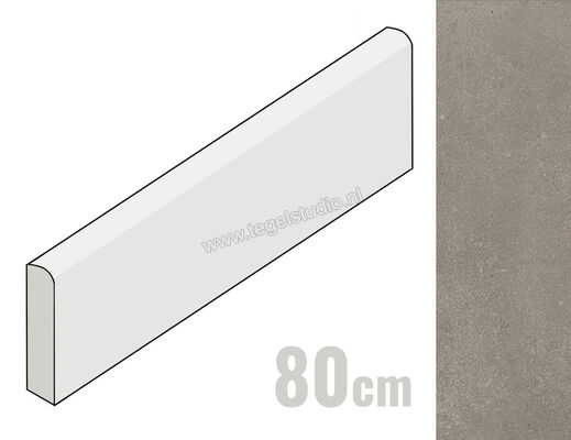  Mirage Glocal Ideal 7.2x80 cm Plint Mat Gestructureerd Spazzolato MRAUL5 | 450791