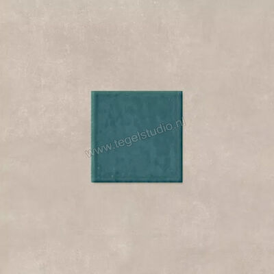  Mirage Glocal Journey 15x15 cm Decor Cube Turqoise Glanzend Vlak MRBTC1 | 451337