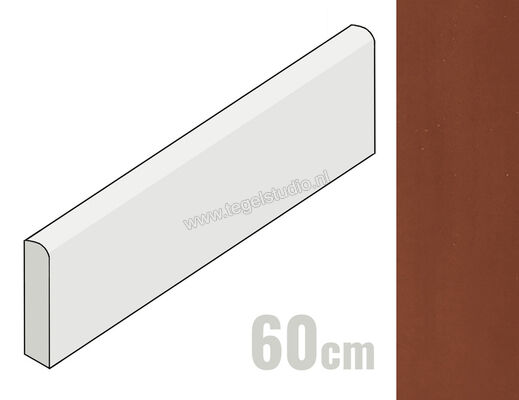  Mirage Glocal Corten 7.2x60 cm Plint Mat Gestructureerd Spazzolato MRTP40 | 451739