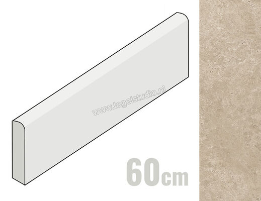  Sichenia Chantilly Beige 6x60 cm Plint Mat Gestructureerd Naturale 0197913 | 452990