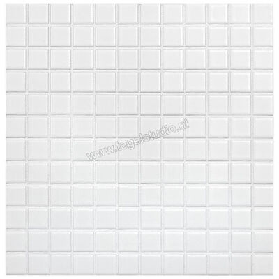  Aquacolor Porcelain White 30x30 cm Vloertegel / Wandtegel 2.3x2.3cm Mat AQUA138 | 453042