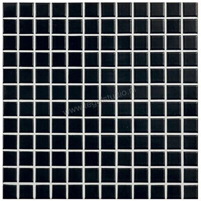  Aquacolor Porcelain Black 30x30 cm Vloertegel / Wandtegel 2.3x2.3cm Mat AQUA146 | 453054
