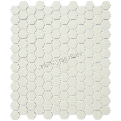  Aquacolor Porcelain Sand UG Hexagon 31x26 cm Vloertegel / Wandtegel 2.3x2.6cm AQUA153 | 453075