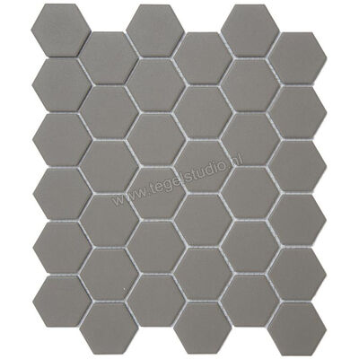  Aquacolor Porcelain Grey UG Big Hexagon 28.1x32.5 cm Vloertegel / Wandtegel 5.1x5.9cm AQUA167 | 453117