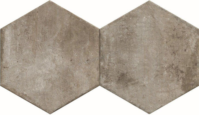  Fioranese Heritage Grey 34.5x40 cm Vloertegel / Wandtegel Exagona Mat Vlak Naturale HE203EX | 453634