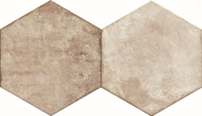  Fioranese Heritage Ivory 34.5x40 cm Vloertegel / Wandtegel Exagona Mat Vlak Naturale HE201EX | 453643