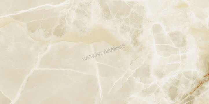  Fioranese Unica Crystal White 74x148 cm Vloertegel / Wandtegel Glanzend Vlak Levigato UI719LR | 453814
