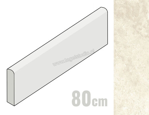  Mirage Elysian Mediterranea 7.2x80 cm Plint Mat Gestructureerd Spazzolato MRBAW2 | 454285