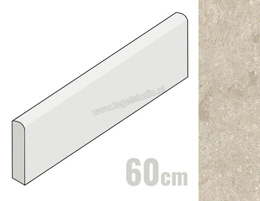  Mirage Elysian Desert stone 7.2x60 cm Plint Mat Vlak Naturale MRBAX0 | 454309