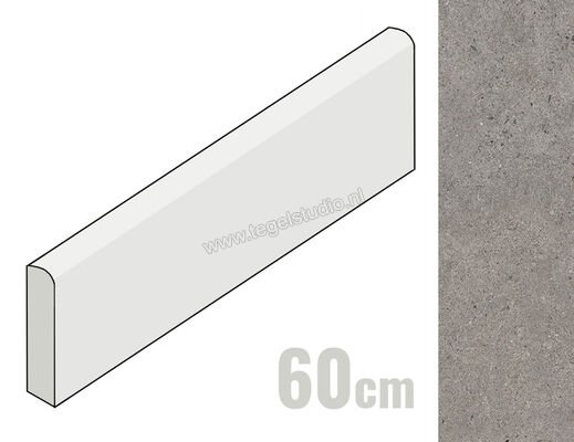  Mirage Elysian Gris catalan 7.2x60 cm Plint Mat Vlak Naturale MRBAX2 | 454315