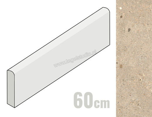  Mirage Elysian Gold catalan 7.2x60 cm Plint Mat Vlak Naturale MRBAX6 | 454327
