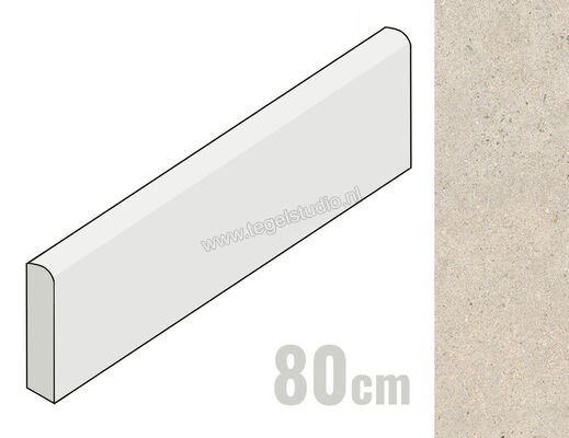  Mirage Elysian Beige catalan 7.2x80 cm Plint Mat Gestructureerd Spazzolato MRBEN6 | 454354
