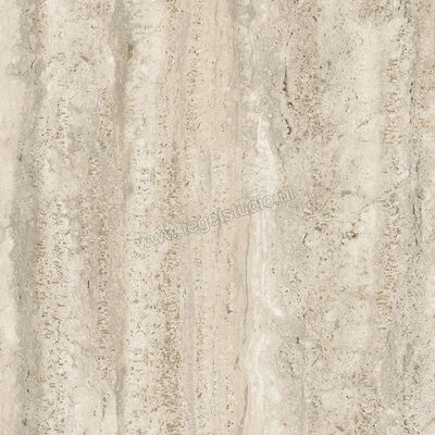  Mirage Elysian Travertino light 60x60 cm Vloertegel / Wandtegel Mat Gestructureerd Spazzolato MRBUC3 | 454504