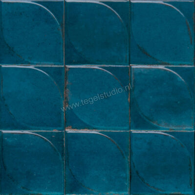  Marazzi Lume Ocean 10x10 cm Decor 3D Dew Glanzend Gestructureerd Lux MQ85 | 454612