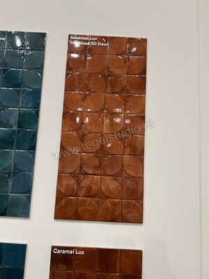  Marazzi Lume Caramel 10x10 cm Decor 3D Dew Glanzend Gestructureerd Lux MQ84 | 454615