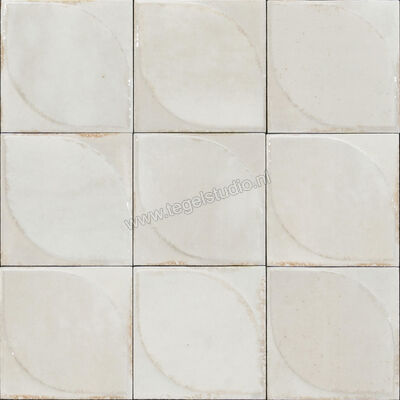  Marazzi Lume Bone 10x10 cm Decor 3D Dew Glanzend Gestructureerd Lux MQ82 | 454630