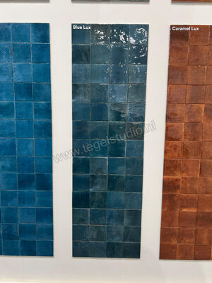  Marazzi Lume Blue 10x10 cm Decor Glanzend Gestructureerd Lux MQ80 | 454645