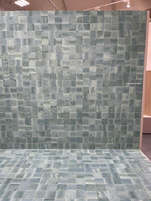  Marazzi Lume Turquoise 10x10 cm Decor Glanzend Gestructureerd Lux MQ7U | 454699