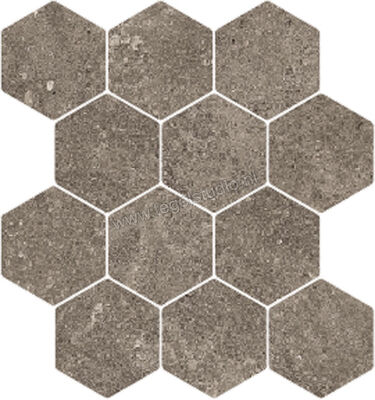  NovaBell Dusk Coal 30x34 cm Vloertegel / Wandtegel Hexagon Mat Vlak Naturale DSK227N | 455482