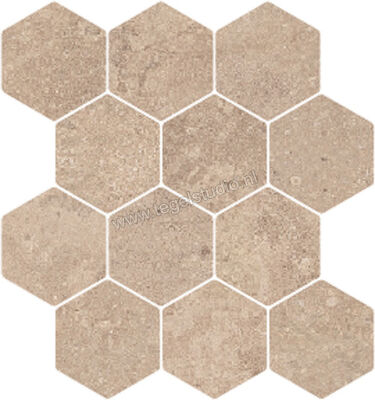  NovaBell Dusk Canyon 30x34 cm Vloertegel / Wandtegel Hexagon Mat Vlak Naturale DSK337N | 455494
