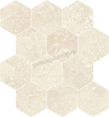  NovaBell Dusk Moon 30x34 cm Vloertegel / Wandtegel Hexagon Mat Vlak Naturale DSK887N | 455584