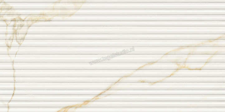  NovaBell Atelier Calacatta Gold 30x60 cm Wandtegel Ribbed Mat Gestructureerd Naturale ATL43RT | 455860