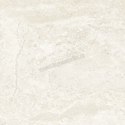  NovaBell Thermae Milk 60x60 cm Vloertegel / Wandtegel Spazzolato Glanzend Gestructureerd Spazzolato TRM80SR | 456553