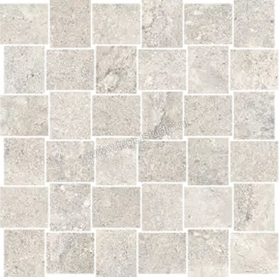  NovaBell Thermae Grey 30x30 cm Mozaiek Textile Mat Gestructureerd Naturale TRM114N | 456652