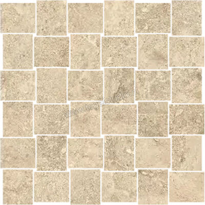  NovaBell Thermae Caramel 30x30 cm Mozaiek Textile Mat Gestructureerd Naturale TRM334N | 456718