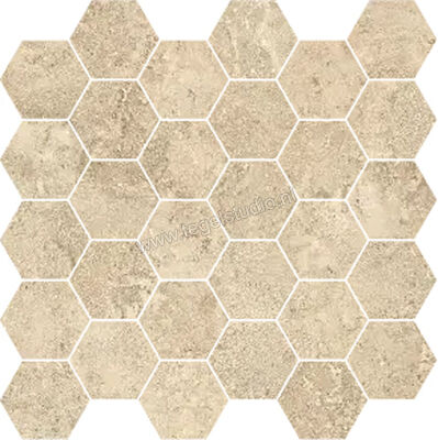  NovaBell Thermae Caramel 30x31.5 cm Special esagona Mat Gestructureerd Naturale TRM336N | 456724