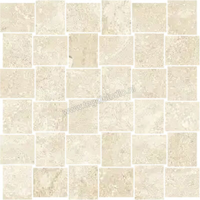  NovaBell Thermae Honey 30x30 cm Mozaiek Textile Mat Gestructureerd Naturale TRM444N | 456751