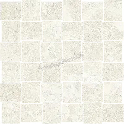  NovaBell Thermae Milk 30x30 cm Mozaiek Textile Mat Gestructureerd Naturale TRM884N | 456784