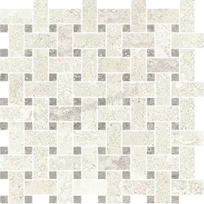  NovaBell Thermae Milk 30x30 cm Mozaiek Trama Mat Gestructureerd Naturale TRM888N | 456796