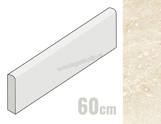  NovaBell Thermae Honey 7x60 cm Plint Mat Gestructureerd Naturale TRMB40K | 456814