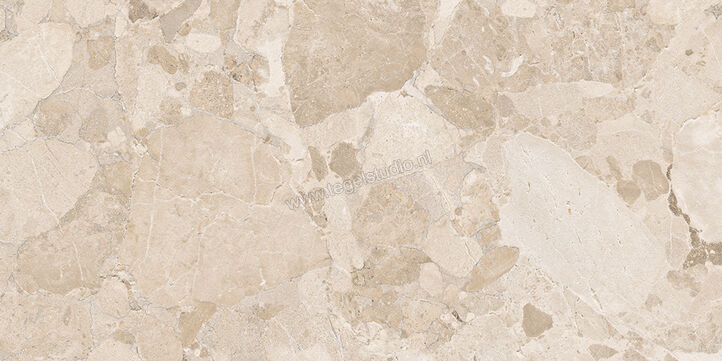  Ergon Ceramiche Matera Stone Beige 60x120 cm Vloertegel / Wandtegel Mat Gestructureerd Silktech EN4Z | 457411