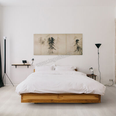  Parquetvinyl Ivalo PVC Diepe houtstructuur Rigid Click Plank 121,3x17,6cm IVA 2697 | 460027