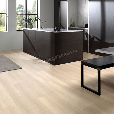  Parquetvinyl Ivalo PVC Diepe houtstructuur Rigid Click Plank 121,3x17,6cm IVA 2701 | 460030