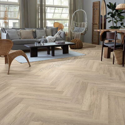  Mflor Authentic Parva Oak XL PVC Hout structuur Dryback Walvisgraat 75x15.3cm MF46419 | 460861