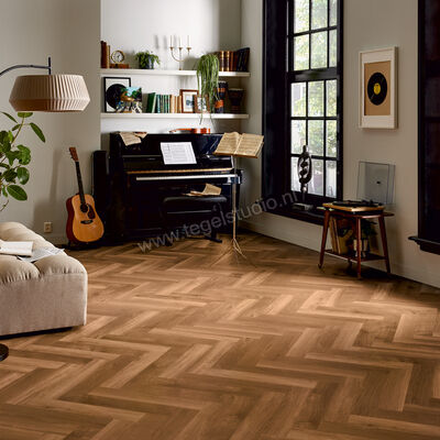  Mflor Parva Broad Leaf PVC Hout structuur Dryback Visgraat 61x11.4cm MF40813 | 461143