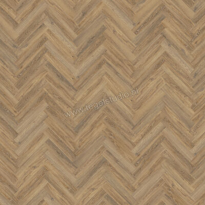  Mflor Parva Oak PVC Hout structuur Dryback Visgraat 61x11.4cm MF41215 | 461209