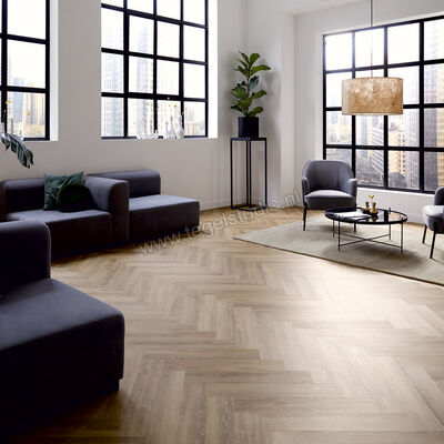  Mflor Parva Oak PVC Hout structuur Dryback Visgraat 61x11.4cm MF41217 | 461233