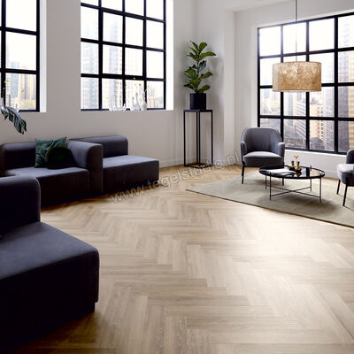  Mflor Parva Oak PVC Hout structuur Dryback Visgraat 61x11.4cm MF41219 | 461242