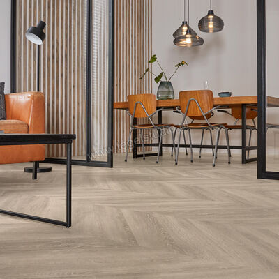  Mflor Parva Oak Chevron PVC Hout structuur Dryback Hongaarse punt 80x13.3cm MF42219 | 461302