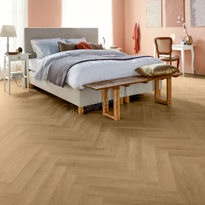  Mflor Parva River Oak PVC Hout structuur Dryback Visgraat 61x11.4cm MF41329 | 461368