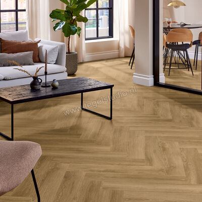  Mflor Parva River Oak XL PVC Hout structuur Dryback Walvisgraat 75x15.3cm MF41922 | 461395