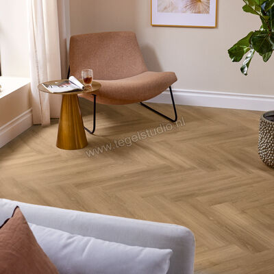  Mflor Parva River Oak XL PVC Hout structuur Dryback Walvisgraat 75x15.3cm MF41924 | 461401