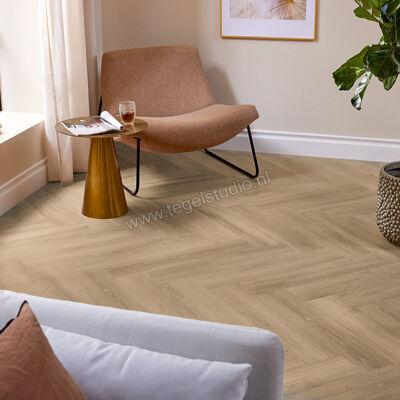  Mflor Parva River Oak XL PVC Hout structuur Dryback Walvisgraat 75x15.3cm MF41925 | 461410