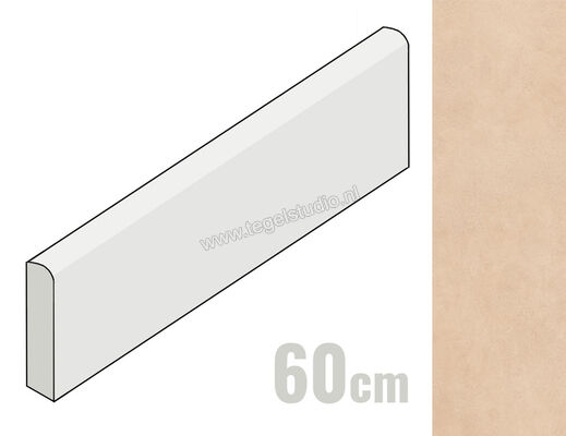  NovaBell Glow Tan 7x60 cm Plint Mat Gestructureerd Naturale GLWB90K | 462118