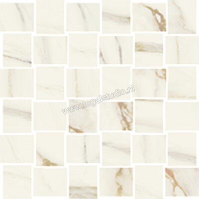  Vallelunga Cava Bianco 30x30 cm Mozaiek Intreccio Mat Gestructureerd Satin CV6000885S | 462376